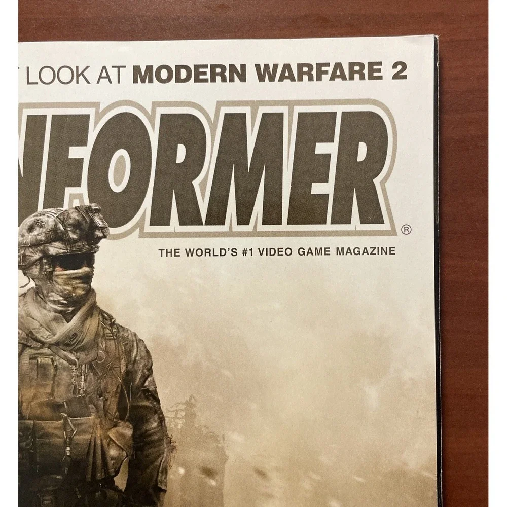 Game Informer 194 VG Modern Warfare 2 Cvr Pokemon Platinum Red Dead Redemption